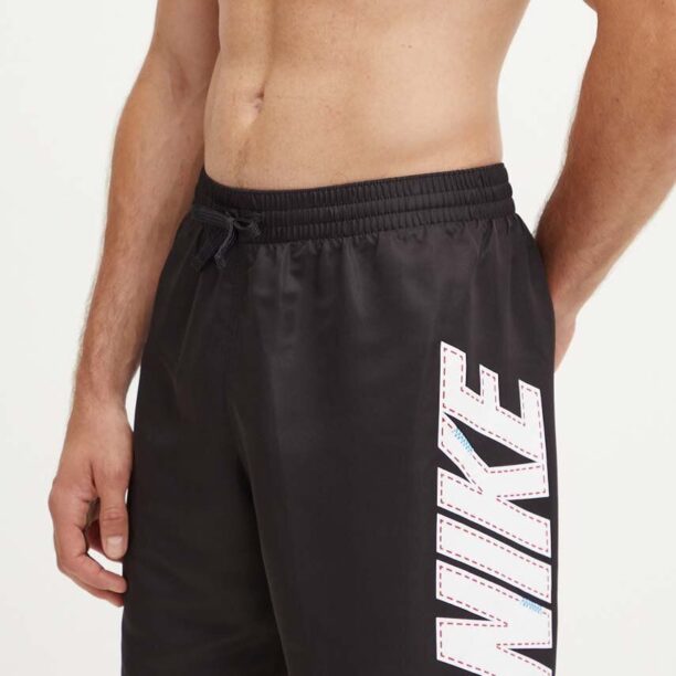 Nike pantaloni scurti de baie Big Block culoarea negru