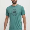 Nike tricou de antrenament Lead Line culoarea verde