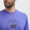 Nike tricou de antrenament Lead Line culoarea violet