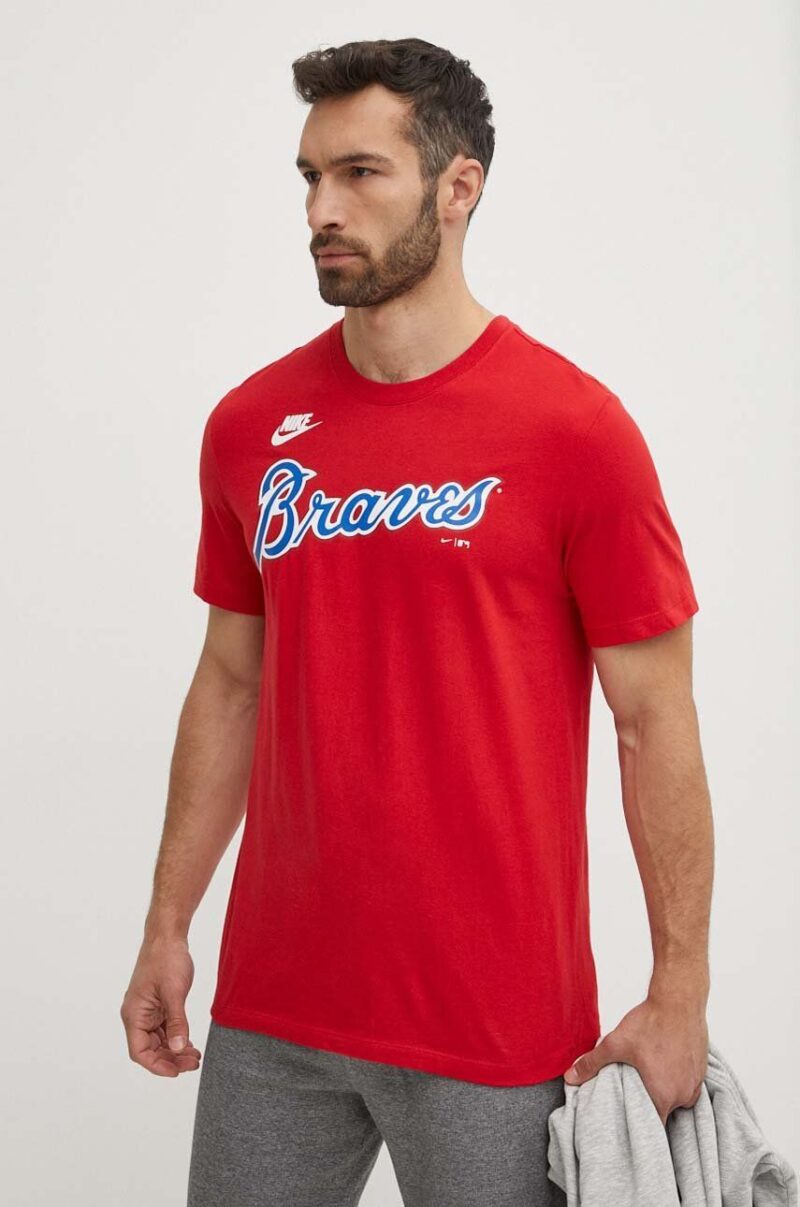 Nike tricou din bumbac Atlanta Braves barbati