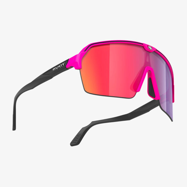 Original Ochelari ciclism Rudy Project Spinshield Air - pink fluo matte/multilaser red