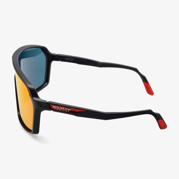 Cumpăra Ochelari ciclism Rudy Project Spinshield - black matte/multilaser red