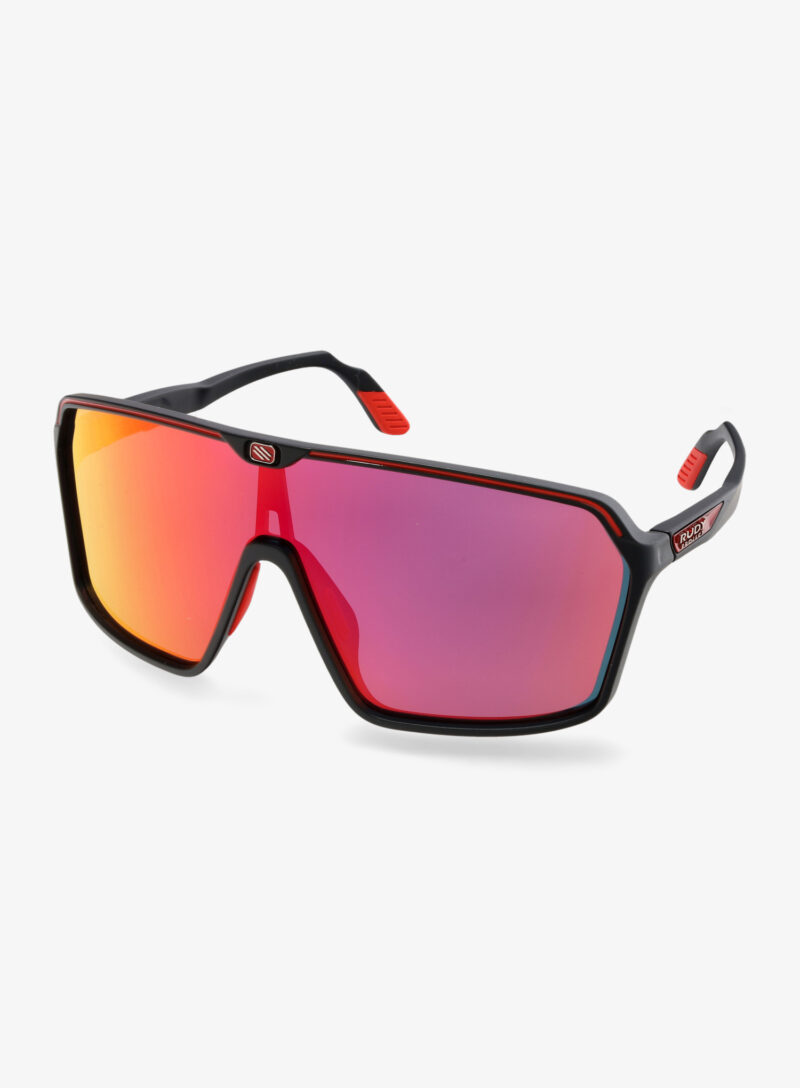 Ochelari ciclism Rudy Project Spinshield - black matte/multilaser red