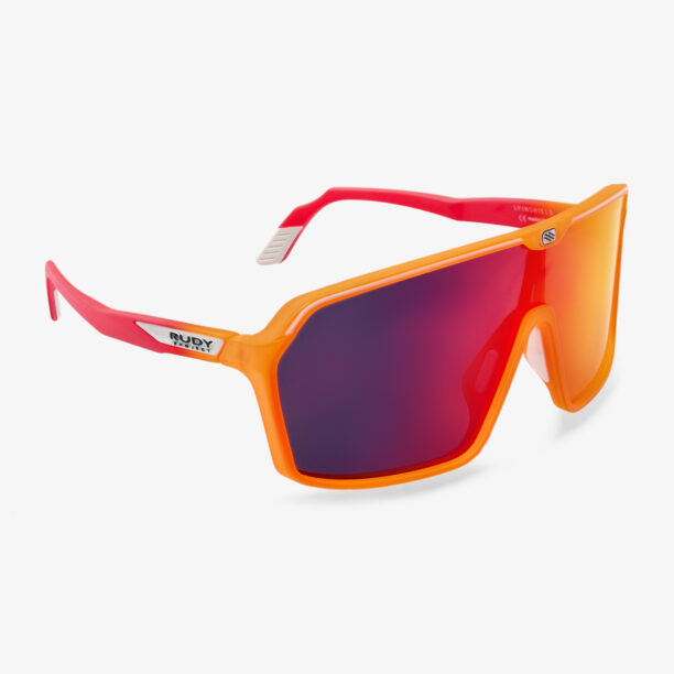 Original Ochelari ciclism Rudy Project Spinshield - mandarin fade/multilaser red