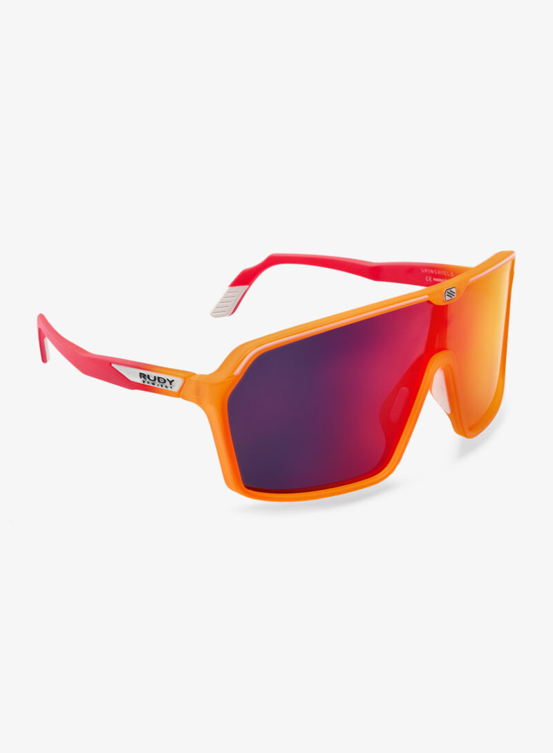 Original Ochelari ciclism Rudy Project Spinshield - mandarin fade/multilaser red