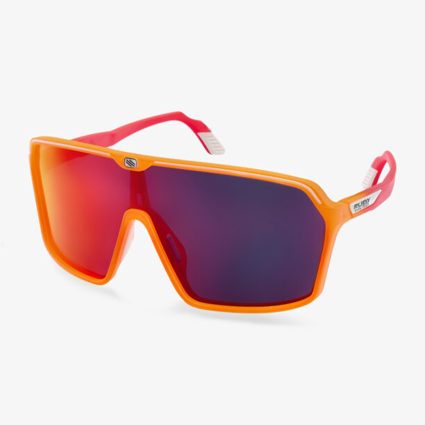 Ochelari ciclism Rudy Project Spinshield - mandarin fade/multilaser red