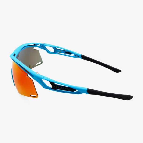 Cumpăra Ochelari ciclism Rudy Project Tralyx+ - azur matte/multilaser orange