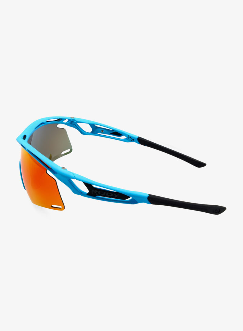 Cumpăra Ochelari ciclism Rudy Project Tralyx+ - azur matte/multilaser orange