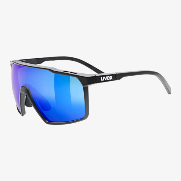 Ochelari ciclism Uvex MTN Perform S - black matt/mir.blue