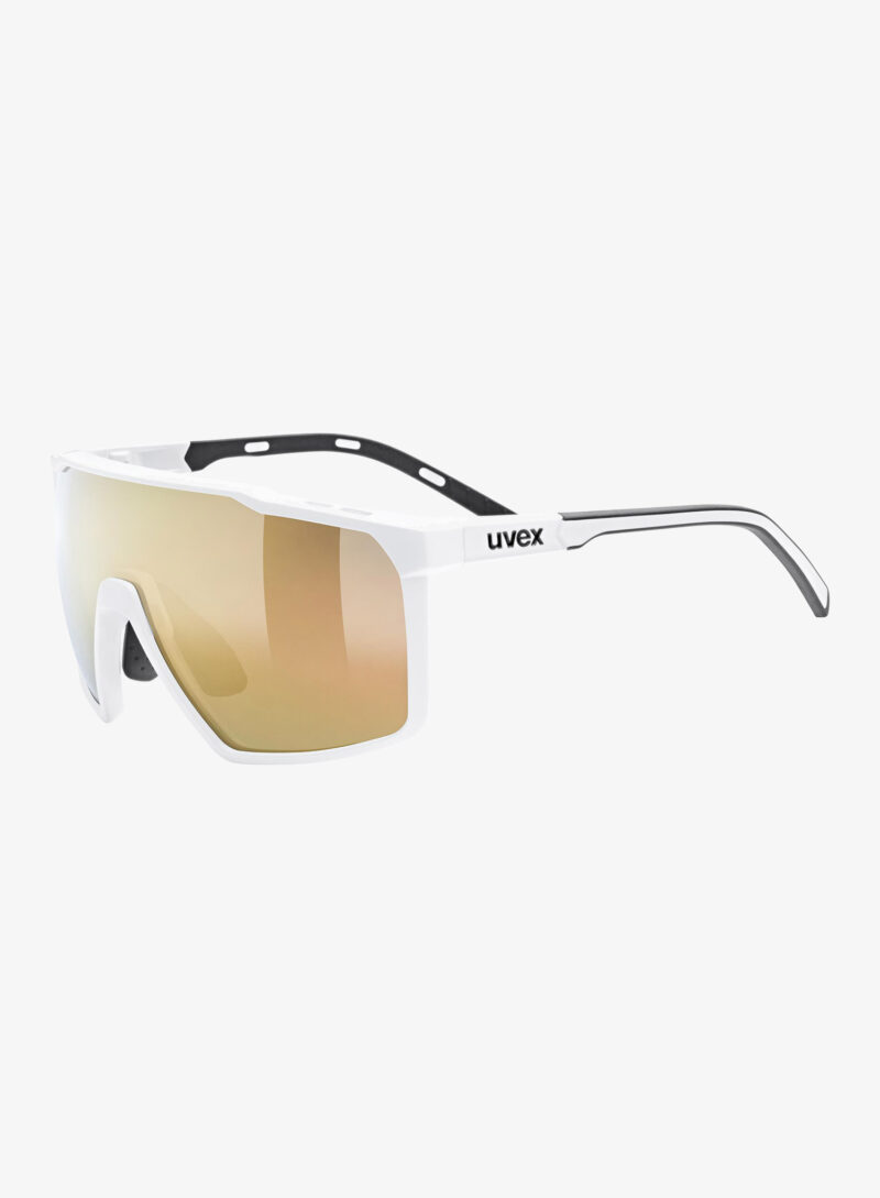 Ochelari ciclism Uvex MTN Perform S - white matt/mir.gold