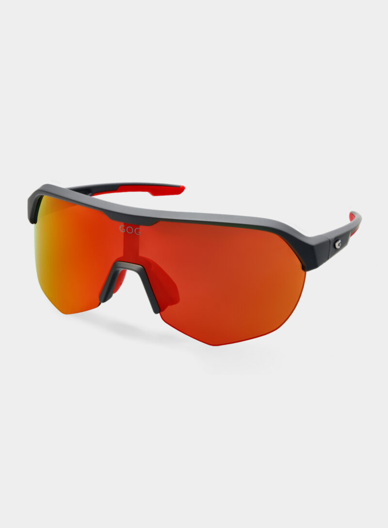 Ochelari de alergare Goggle Perseus - matt grey/red