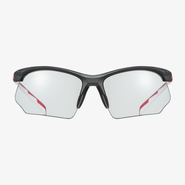 Ochelari de soare Uvex Sportstyle 802 V - black red white/smoke preţ