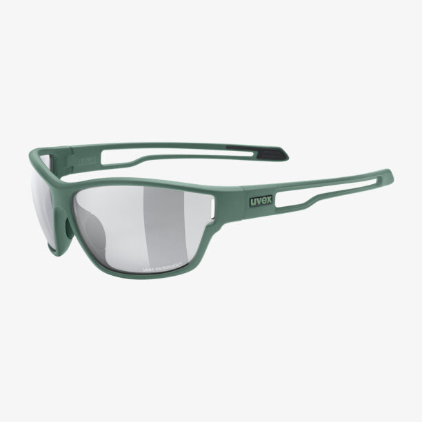 Ochelari de soare Uvex Sportstyle 806 V - moss matt/smoke