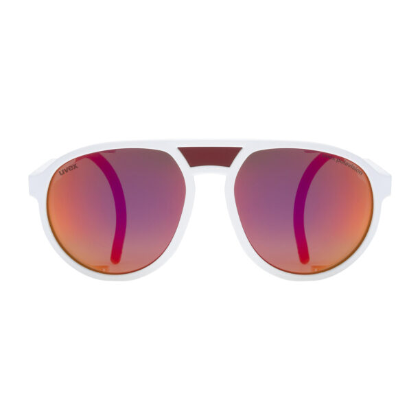 Ochelari munte Uvex MTN Classic P - white matt/mir.red preţ