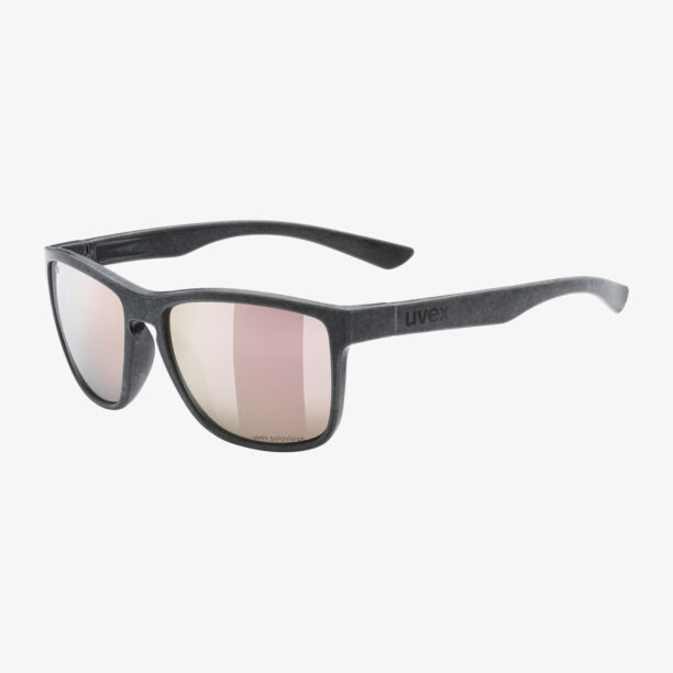 Ochelari polarizanti Uvex LGL Ocean 2 P - black matt/mirror rose