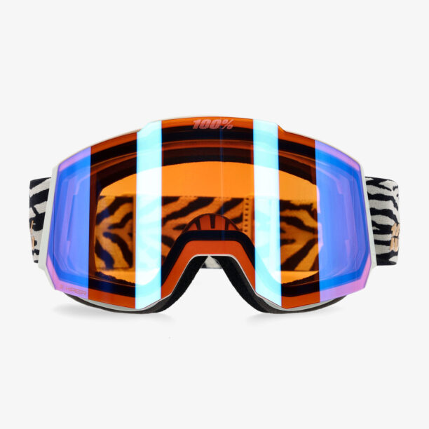 Ochelari schi 100% Snowcraft Hiper - mirror orange lens preţ