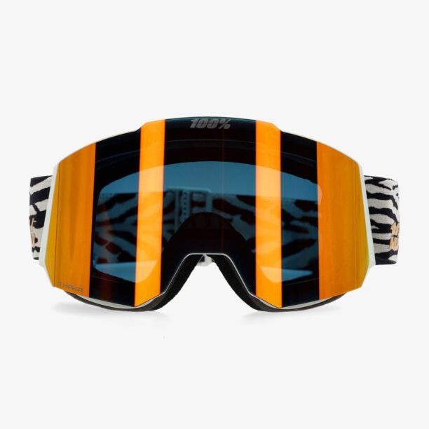 Ochelari schi 100% Snowcraft Hiper - mirror orange lens