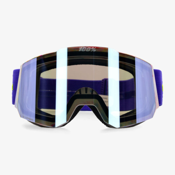 Ochelari schi 100% Snowcraft Hiper - mirror violet lens preţ