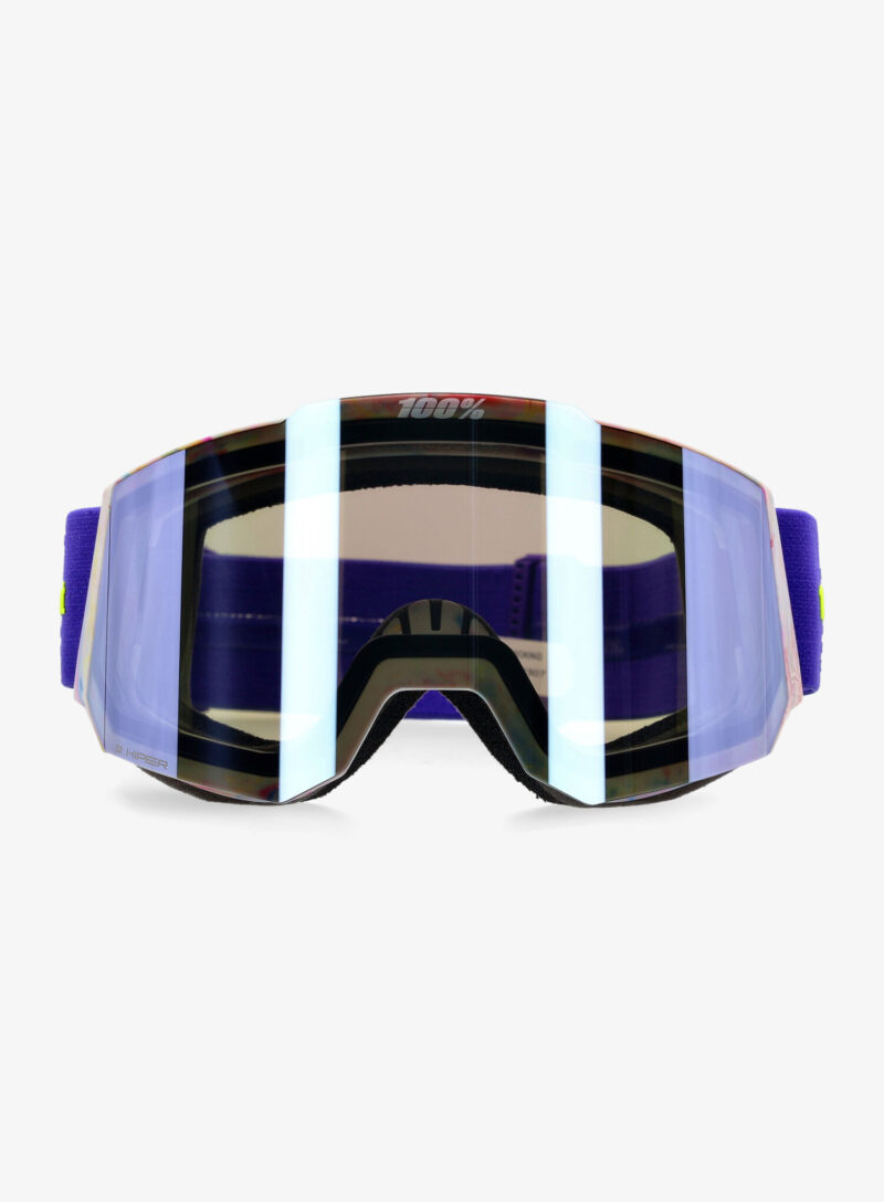 Ochelari schi 100% Snowcraft Hiper - mirror violet lens preţ