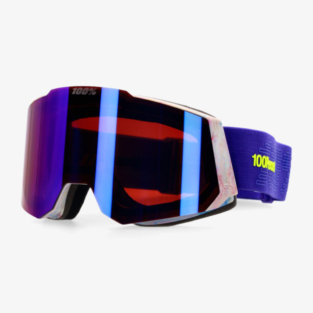 Cumpăra Ochelari schi 100% Snowcraft Hiper - mirror violet lens