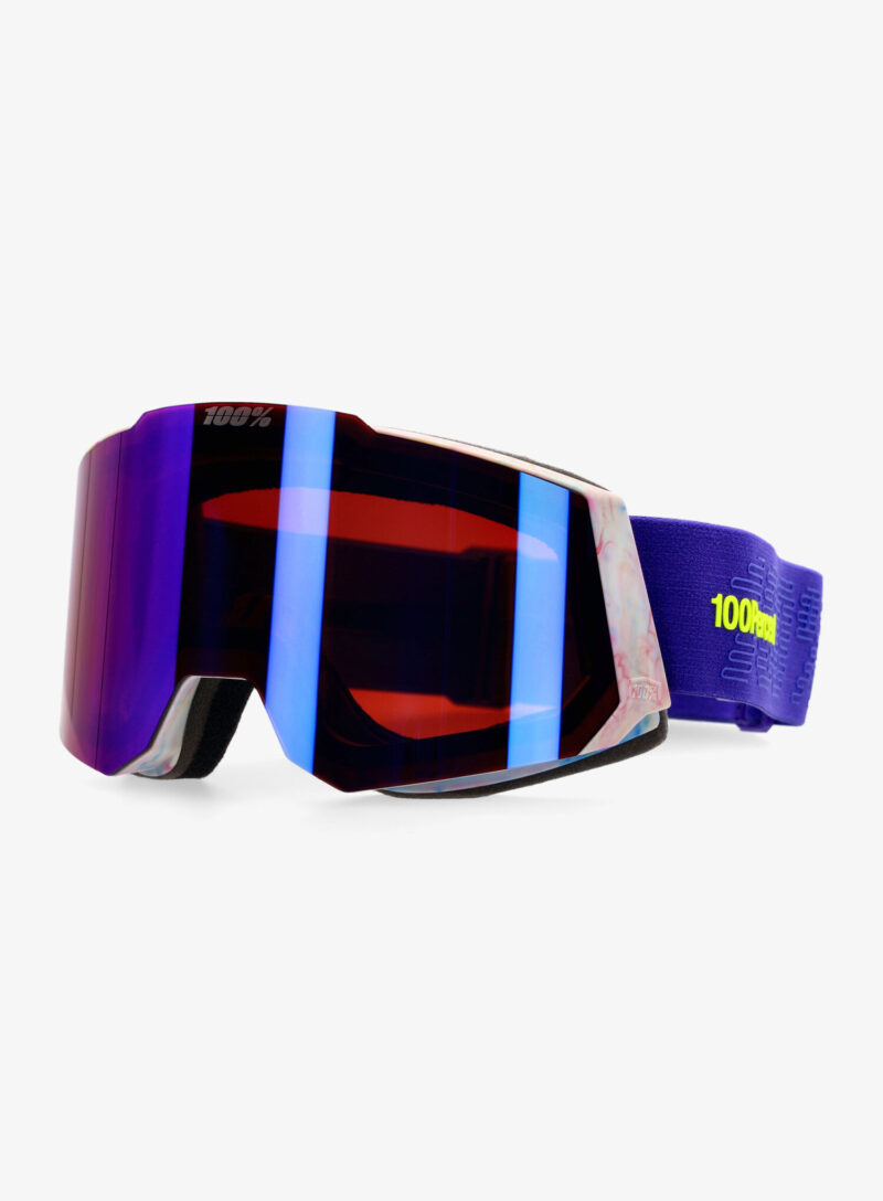 Cumpăra Ochelari schi 100% Snowcraft Hiper - mirror violet lens