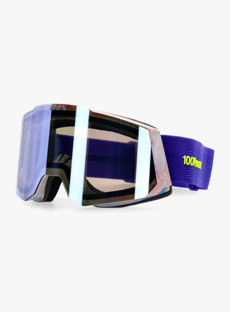 Preţ Ochelari schi 100% Snowcraft Hiper - mirror violet lens