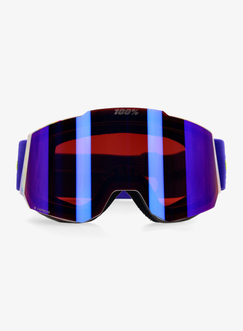 Ochelari schi 100% Snowcraft Hiper - mirror violet lens