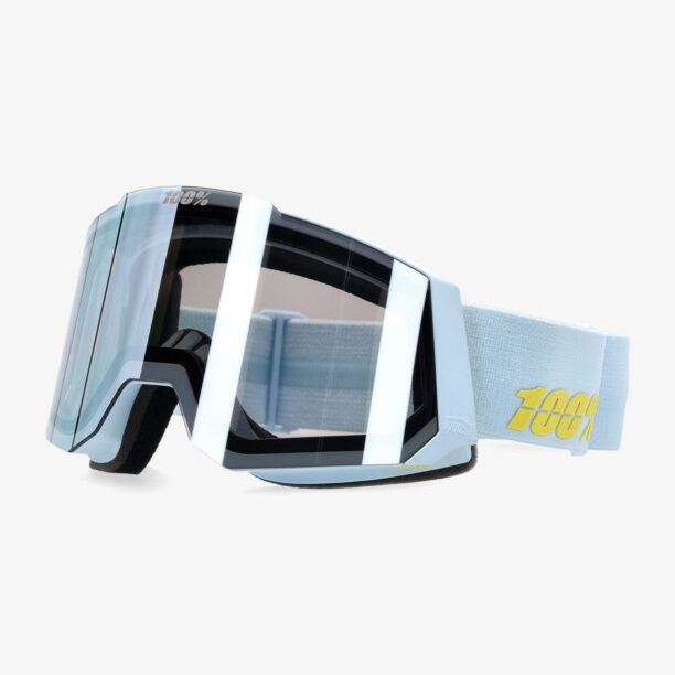 Ochelari schi 100% Snowcraft Hiper - sunpeak/mirror silver flash preţ