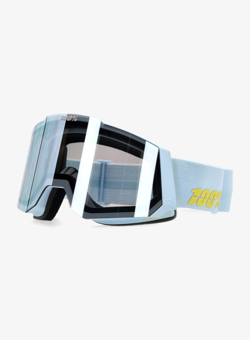 Ochelari schi 100% Snowcraft Hiper - sunpeak/mirror silver flash preţ