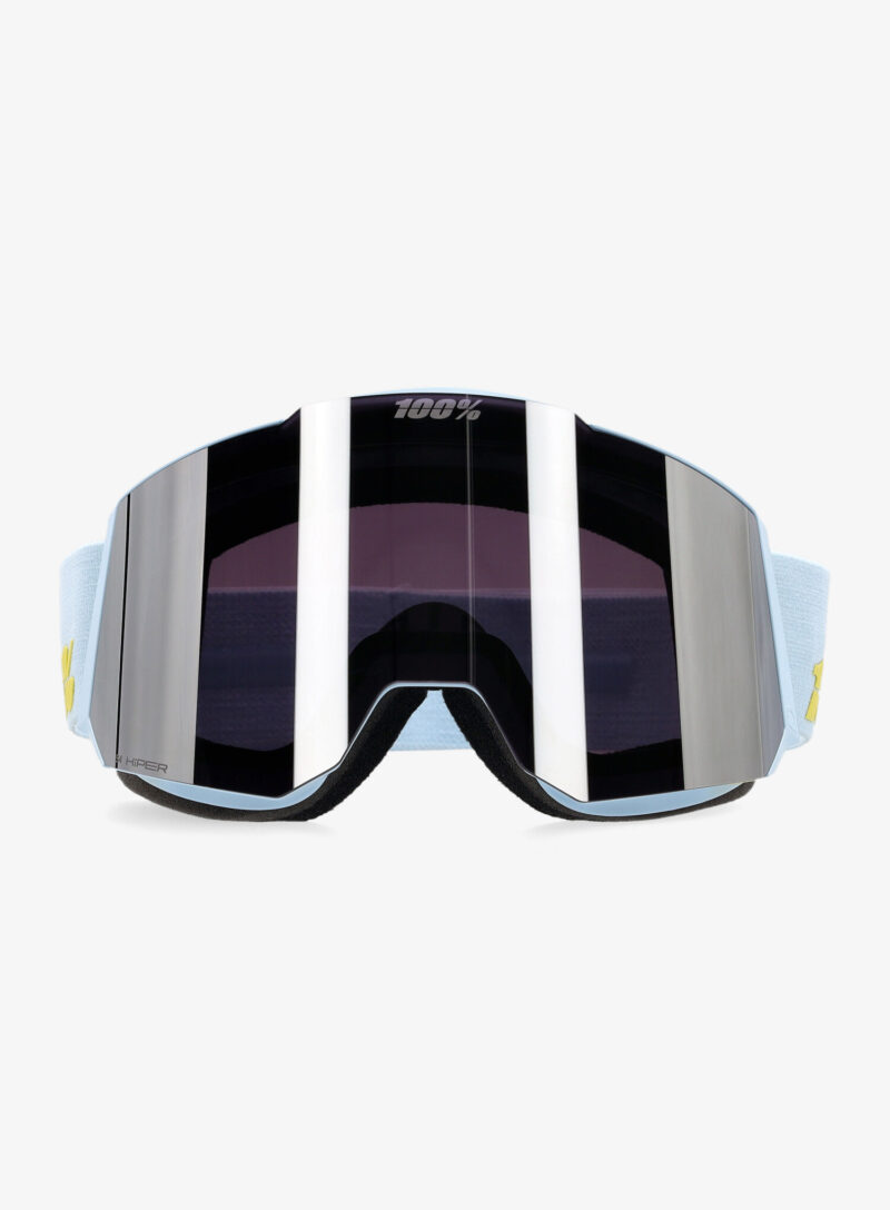 Original Ochelari schi 100% Snowcraft Hiper - sunpeak/mirror silver flash