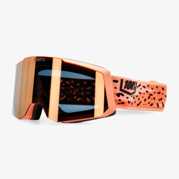 Cumpăra Ochelari schi 100% Snowcraft S Hiper - mirror peach lens