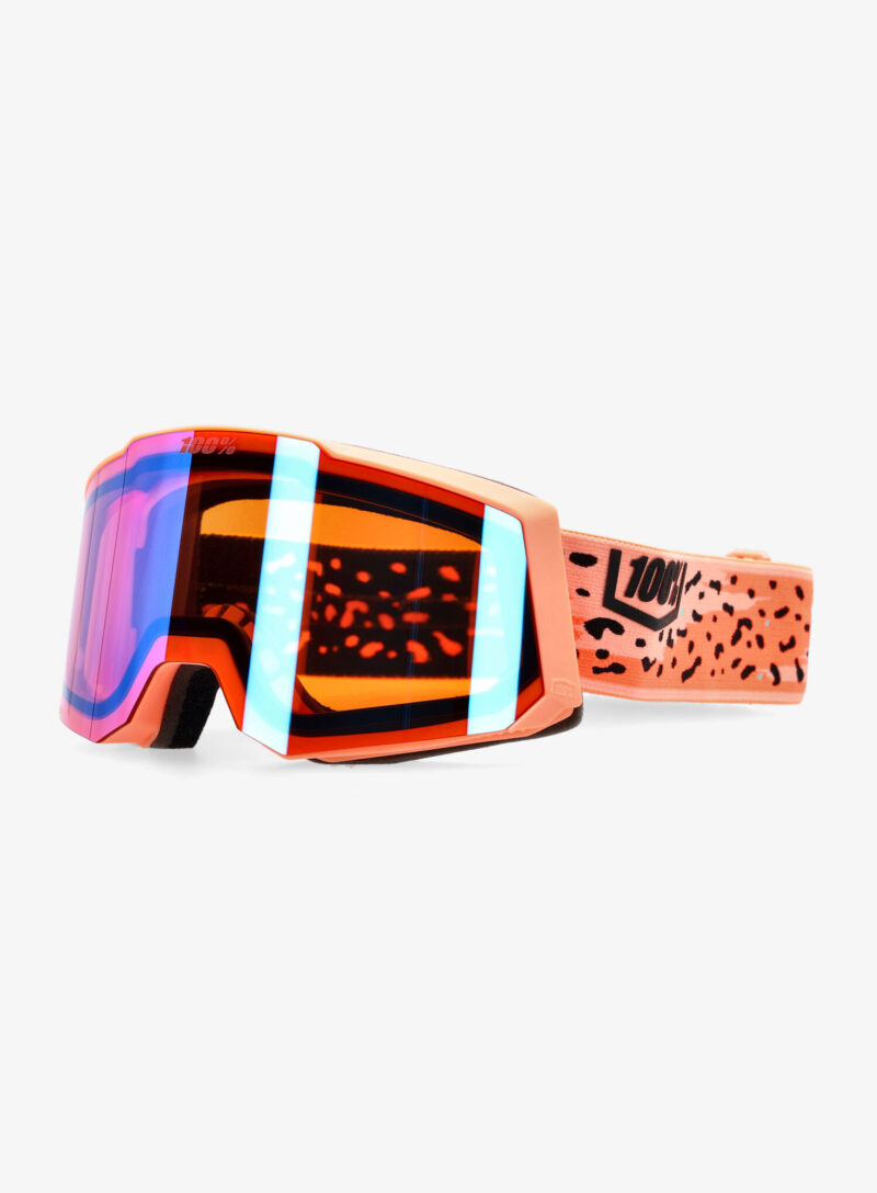 Preţ Ochelari schi 100% Snowcraft S Hiper - mirror peach lens