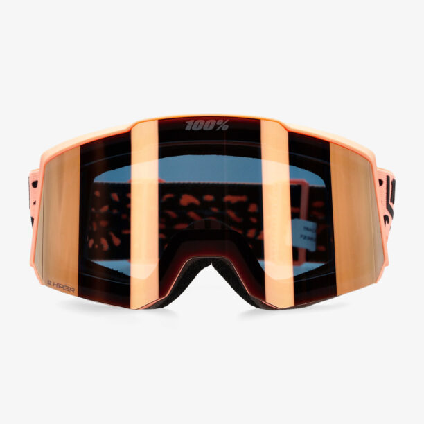 Ochelari schi 100% Snowcraft S Hiper - mirror peach lens