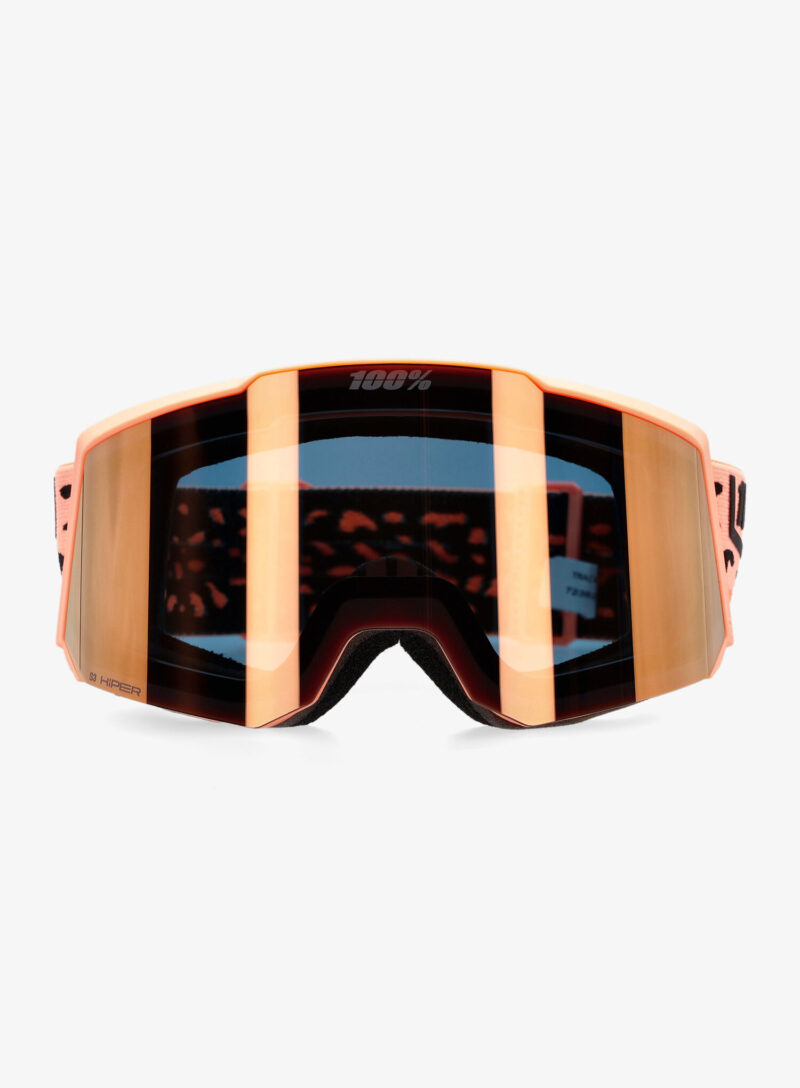 Ochelari schi 100% Snowcraft S Hiper - mirror peach lens