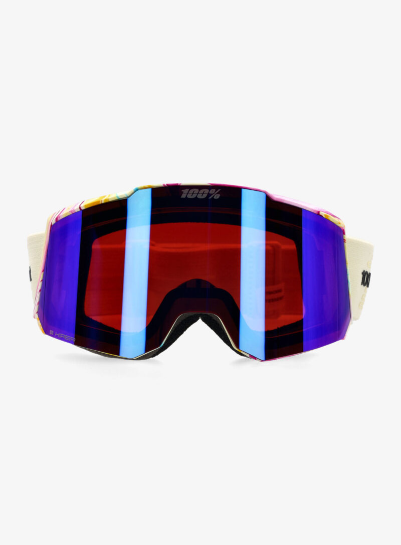 Ochelari schi 100% Snowcraft S Hiper - mirror silver flash lens preţ