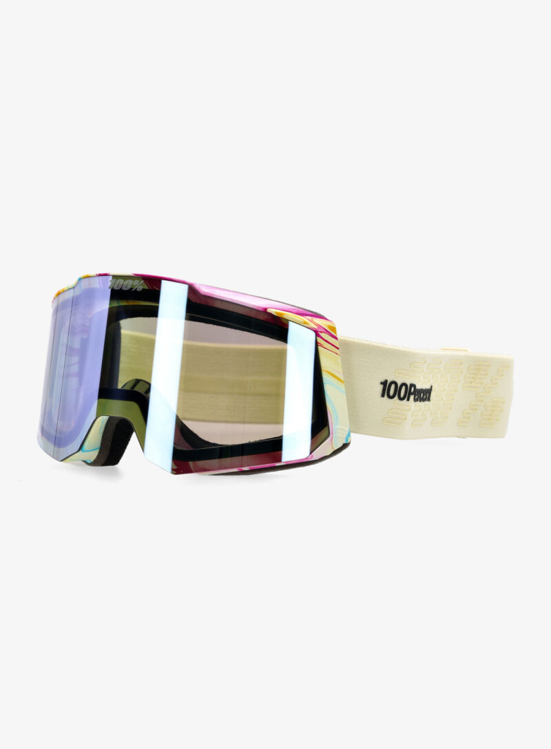 Cumpăra Ochelari schi 100% Snowcraft S Hiper - mirror silver flash lens