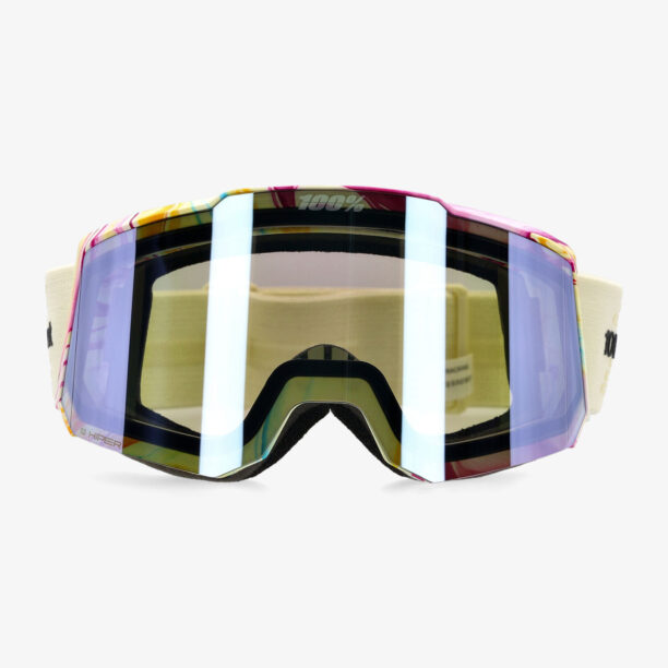 Ochelari schi 100% Snowcraft S Hiper - mirror silver flash lens