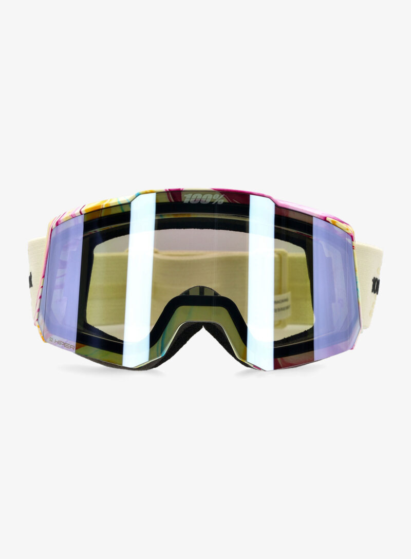 Ochelari schi 100% Snowcraft S Hiper - mirror silver flash lens