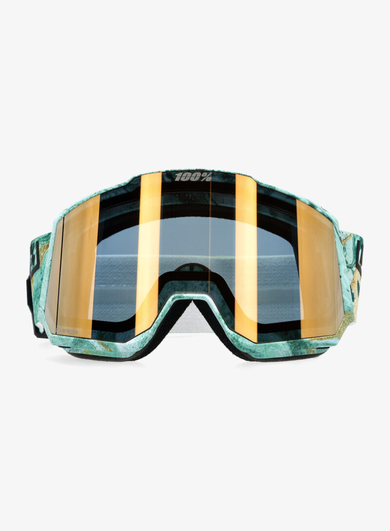 Ochelari schi 100% Snowcraft XL Hiper - fossil express/mirror copper