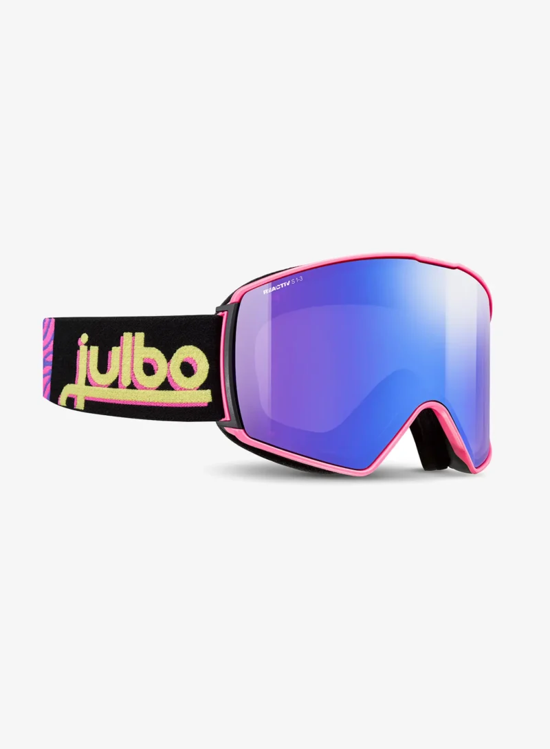 Ochelari schi Julbo Launcher - REACTIV 1-3 High Contrast - pink/black/blue flash preţ