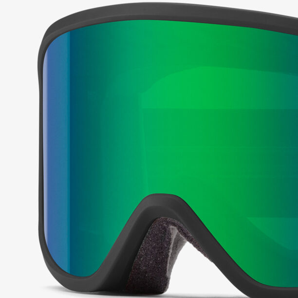 Ochelari schi Smith Reason OTG - black/green sol-x mirror preţ