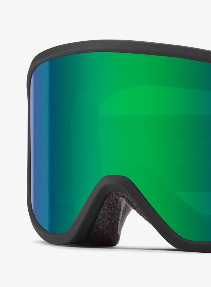 Ochelari schi Smith Reason OTG - black/green sol-x mirror preţ