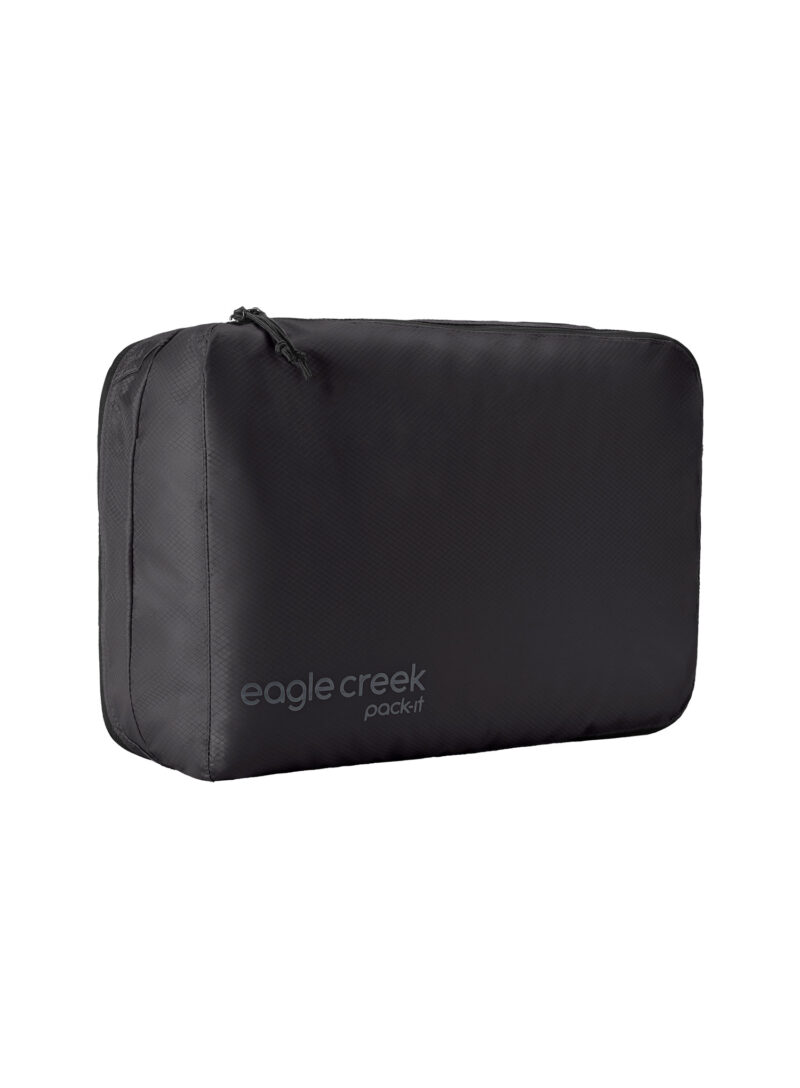 Cumpăra Organizator de voiaj Eagle Creek Pack-It Isolate Clean/Dirty Cube M - black/black