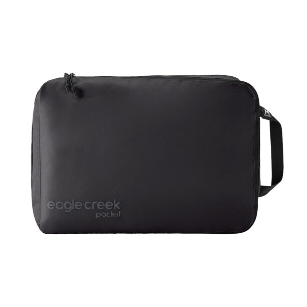 Organizator de voiaj Eagle Creek Pack-It Isolate Clean/Dirty Cube M - black/black