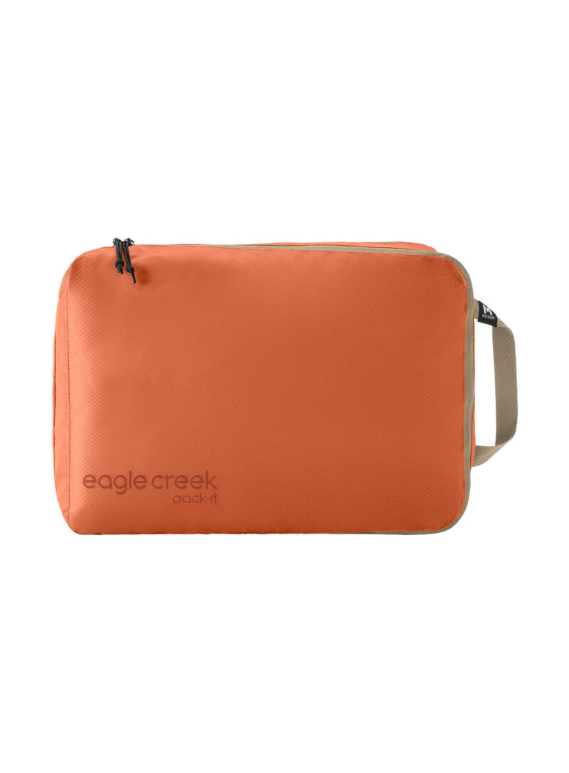 Organizator de voiaj Eagle Creek Pack-It Isolate Clean/Dirty Cube M - mandarin