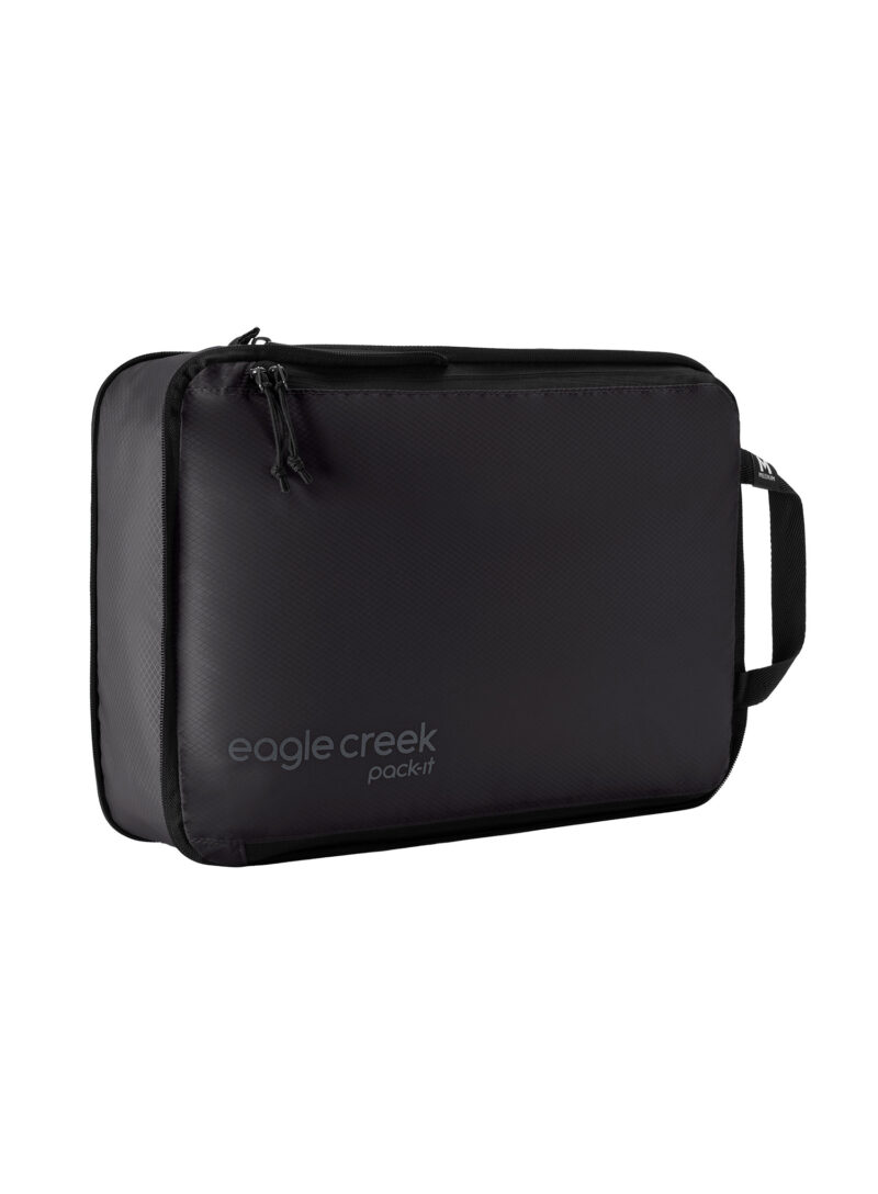 Organizator de voiaj Eagle Creek Pack-It Isolate Compression Cube M - black preţ