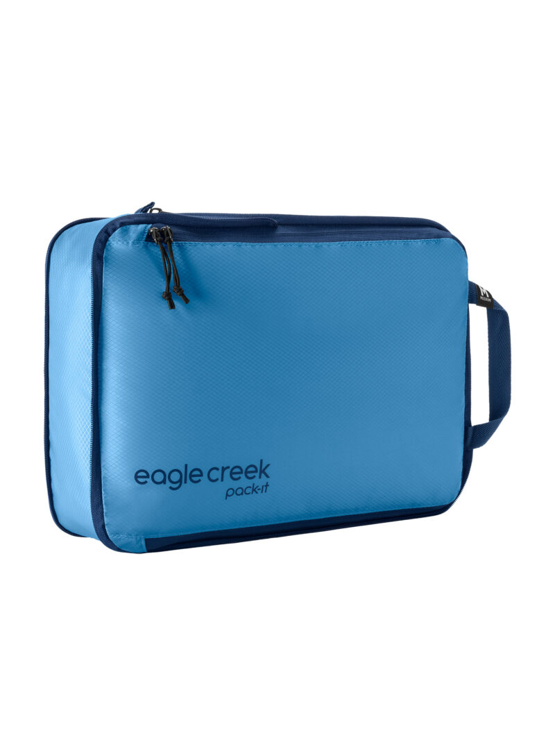 Organizator de voiaj Eagle Creek Pack-It Isolate Compression Cube M - blue dawn preţ