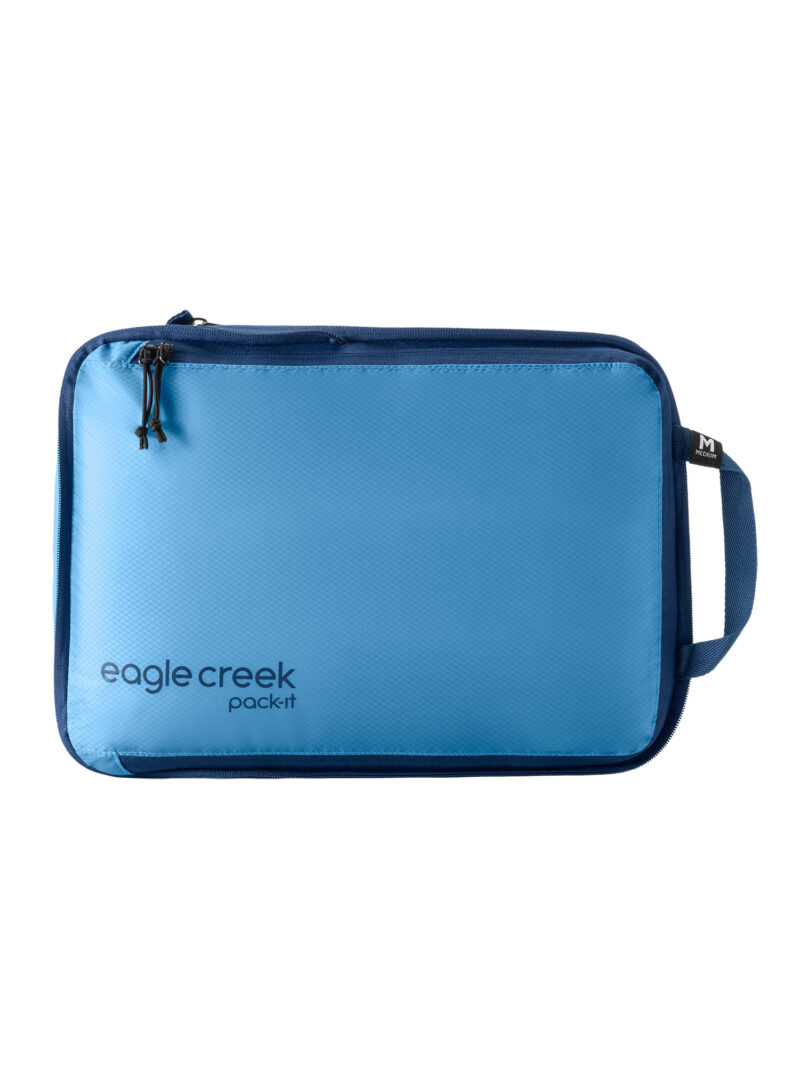 Organizator de voiaj Eagle Creek Pack-It Isolate Compression Cube M - blue dawn