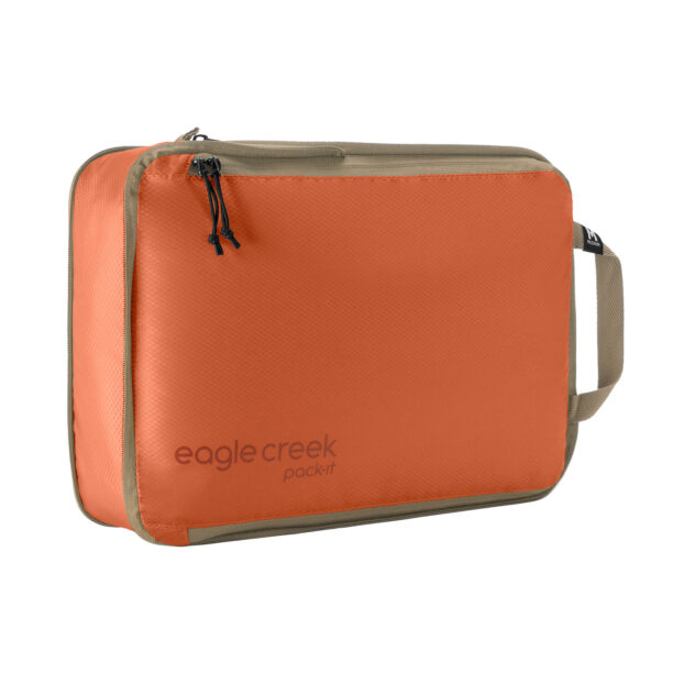 Organizator de voiaj Eagle Creek Pack-It Isolate Compression Cube M - mandarin preţ