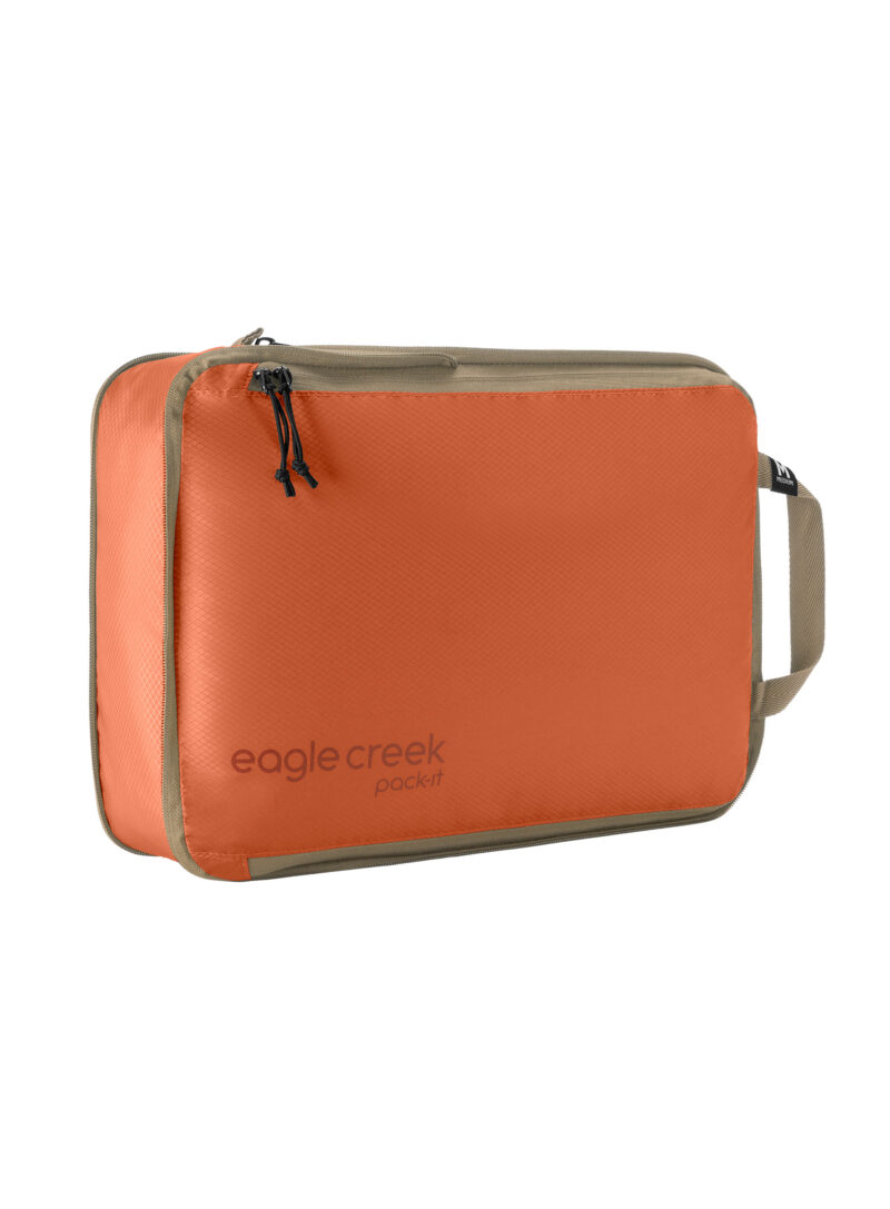 Organizator de voiaj Eagle Creek Pack-It Isolate Compression Cube M - mandarin preţ